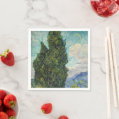 Vincent van Gogh - Cypresses Serviette (Beispiel)