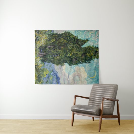 Vincent van Gogh - Cypresses Wandteppich (Beispiel (Horizontal))