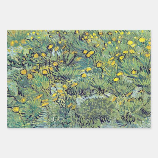 Vincent van Gogh Dandelion Poster Geschenkpapier Set (Vorderseite 2)