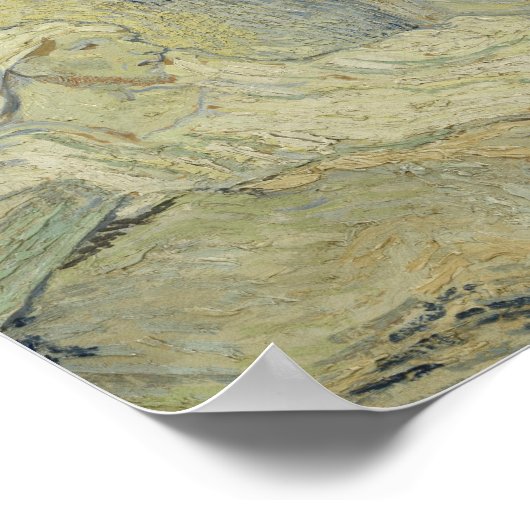 Vincent van Gogh - Das Aufziehen von Lazarus Poster (Ecke)