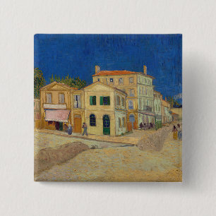 Vincent van Gogh - Das gelbe Haus / Die Straße Button