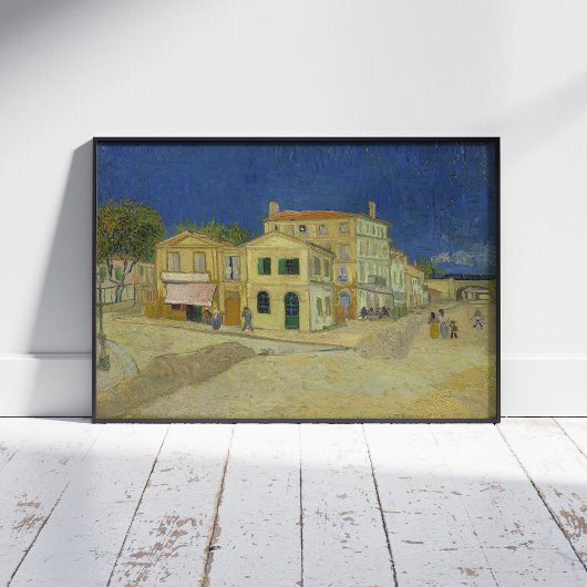 Vincent Van Gogh, das gelbe Haus, die Straße Fotodruck