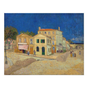 Vincent van Gogh - Das Gelbe Haus / Die Straße Fotodruck