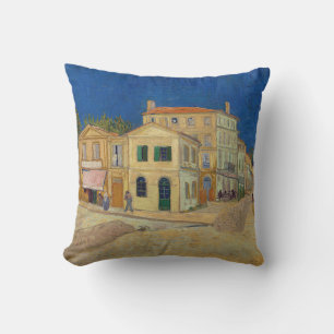 Vincent van Gogh - Das gelbe Haus / Die Straße Kissen