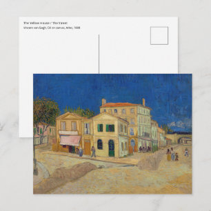 Vincent van Gogh - Das Gelbe Haus / Die Straße Postkarte