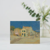 Vincent Van Gogh, das gelbe Haus, die Straße Postkarte (Stehend Vorderseite)