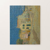 Vincent Van Gogh, das gelbe Haus, die Straße Puzzle (Vertikal)