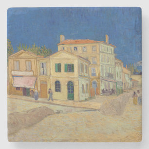 Vincent van Gogh - Das Gelbe Haus / Die Straße Steinuntersetzer