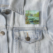 Vincent van Gogh |, das im Früjahr fischt Button (Beispiel)