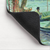 Vincent van Gogh |, das im Früjahr fischt Mousepad (Ecke)