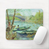 Vincent van Gogh |, das im Früjahr fischt Mousepad (Mit Mouse)