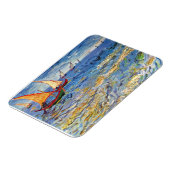 Vincent Van Gogh - Das Meer auf den Saintes-Maries Magnet (Linke Seite)