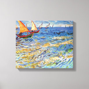 Vincent Van Gogh - Das Meer bei Saintes Maries Leinwanddruck