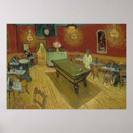 VINCENT VAN GOGH - Das Nachtcafé 1888 Poster (Vorne)