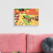 Vincent Van Gogh - Das Nachtcafé in Arles Leinwanddruck (Insitu (Wohnzimmer))