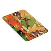 Vincent Van Gogh - Das Nachtcafé in Arles Magnet (Rechte Seite)