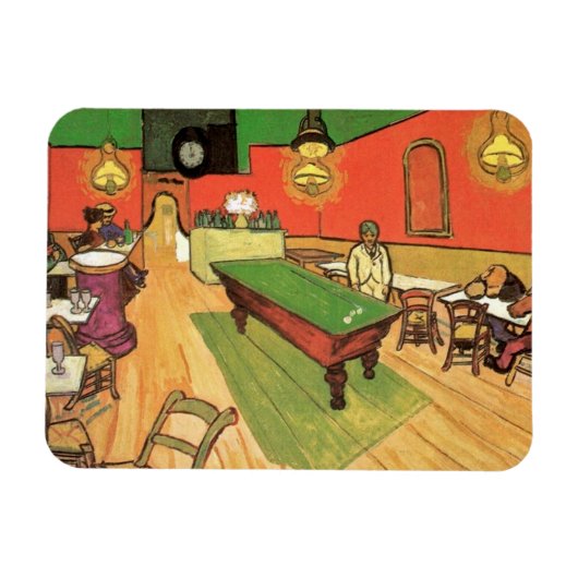 Vincent Van Gogh - Das Nachtcafé in Arles Magnet (Horizontal)