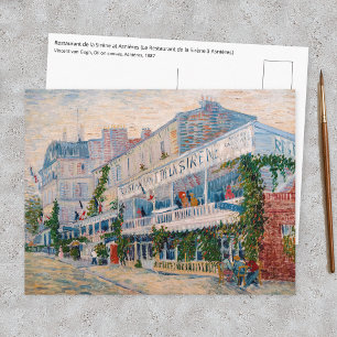Vincent van Gogh - Das Restaurant de la Sirene Postkarte
