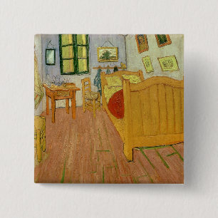 Vincent van Gogh das Schlafzimmer, 1888 Button
