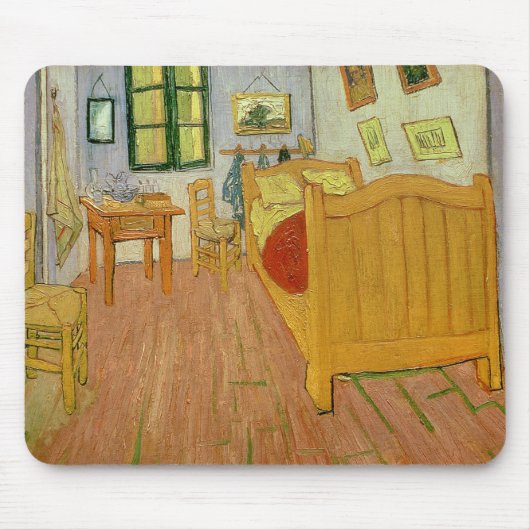 Vincent van Gogh | das Schlafzimmer, 1888 Mousepad (Vorne)