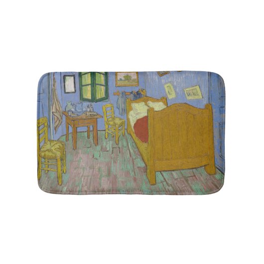 Vincent Van Gogh Das Schlafzimmer Badematte (Vorderseite)
