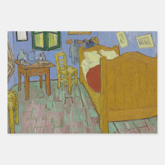 Vincent Van Gogh Das Schlafzimmer Geschenkpapier Set (Vorderseite)