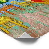 Vincent Van Gogh Das Schlafzimmer in Arles Poster (Ecke)