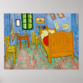 Vincent Van Gogh Das Schlafzimmer in Arles Poster (Vorne)