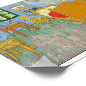 Vincent Van Gogh - Das Schlafzimmer Poster (Ecke)