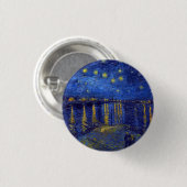 Vincent Van Gogh, Das Sternennacht-Gemälde Button (Vorne & Hinten)