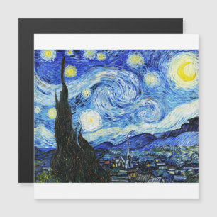 Vincent Van Gogh, Das Sternennacht-Gemälde Magnetkarte