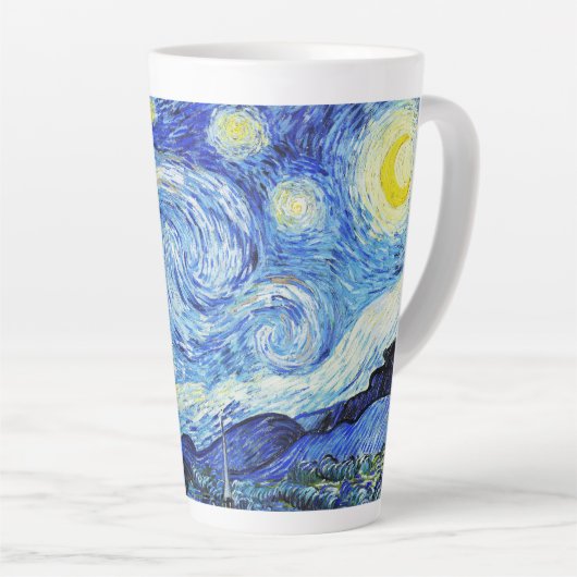 Vincent Van Gogh, Das Sternennacht-Gemälde Milchtasse (Rechte Ecke)