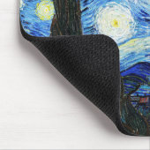 Vincent Van Gogh, Das Sternennacht-Gemälde Mousepad (Ecke)