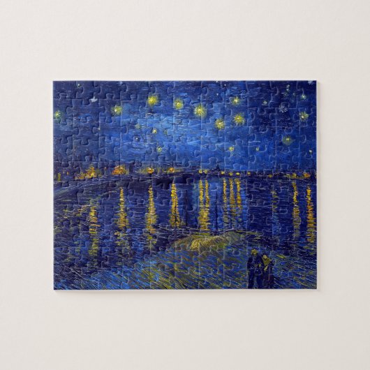Vincent Van Gogh, Das Sternennacht-Gemälde Puzzle (Horizontal)