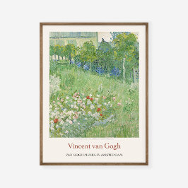 Vincent Van Gogh Daubignys Garden 1890 Kunstausste Poster