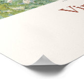 Vincent van Gogh Daubigny's Garden Art Print Retro Poster (Ecke)