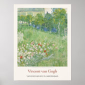 Vincent van Gogh Daubigny's Garden Art Print Retro Poster (Vorne)