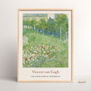 Vincent van Gogh Daubigny's Garden Art Print Retro Poster