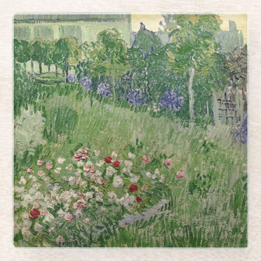 Vincent van Gogh | Daubignys Garten, 1890 Glasuntersetzer (Vorderseite)