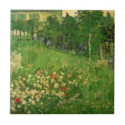 Vincent van Gogh - Daubignys Garten Fliese (Vorderseite)