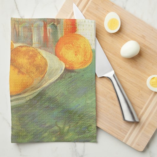 Vincent van Gogh - Decanter und Zitronen auf einer Geschirrtuch (Viertel Falte)