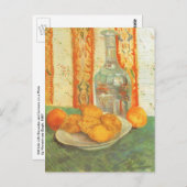 Vincent van Gogh - Decanter und Zitronen auf einer Postkarte (Vorne/Hinten)