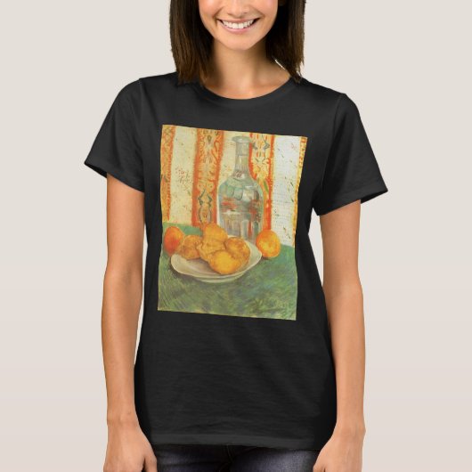 Vincent van Gogh - Decanter und Zitronen auf einer T-Shirt (Vorderseite)