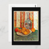 Vincent van Gogh, Decanter und Zitronen Postkarte (Vorne/Hinten)
