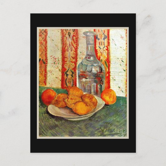 Vincent van Gogh, Decanter und Zitronen Postkarte (Vorderseite)