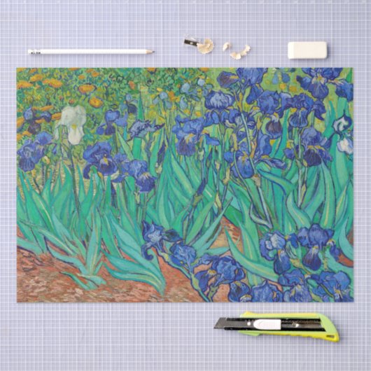 Vincent Van Gogh Decoupage Decoupaging Blume Seidenpapier (Handwerk)