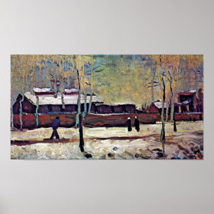 Vincent Van Gogh - Der alte Bahnhof in Eindhoven Poster