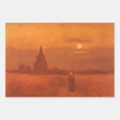 Vincent van Gogh - Der alte Turm im Feld Geschenkpapier Set (Vorderseite 3)