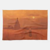 Vincent van Gogh - Der alte Turm im Feld Geschirrtuch (Horizontal)