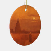 Vincent van Gogh - Der alte Turm im Feld Keramikornament (Rechts)